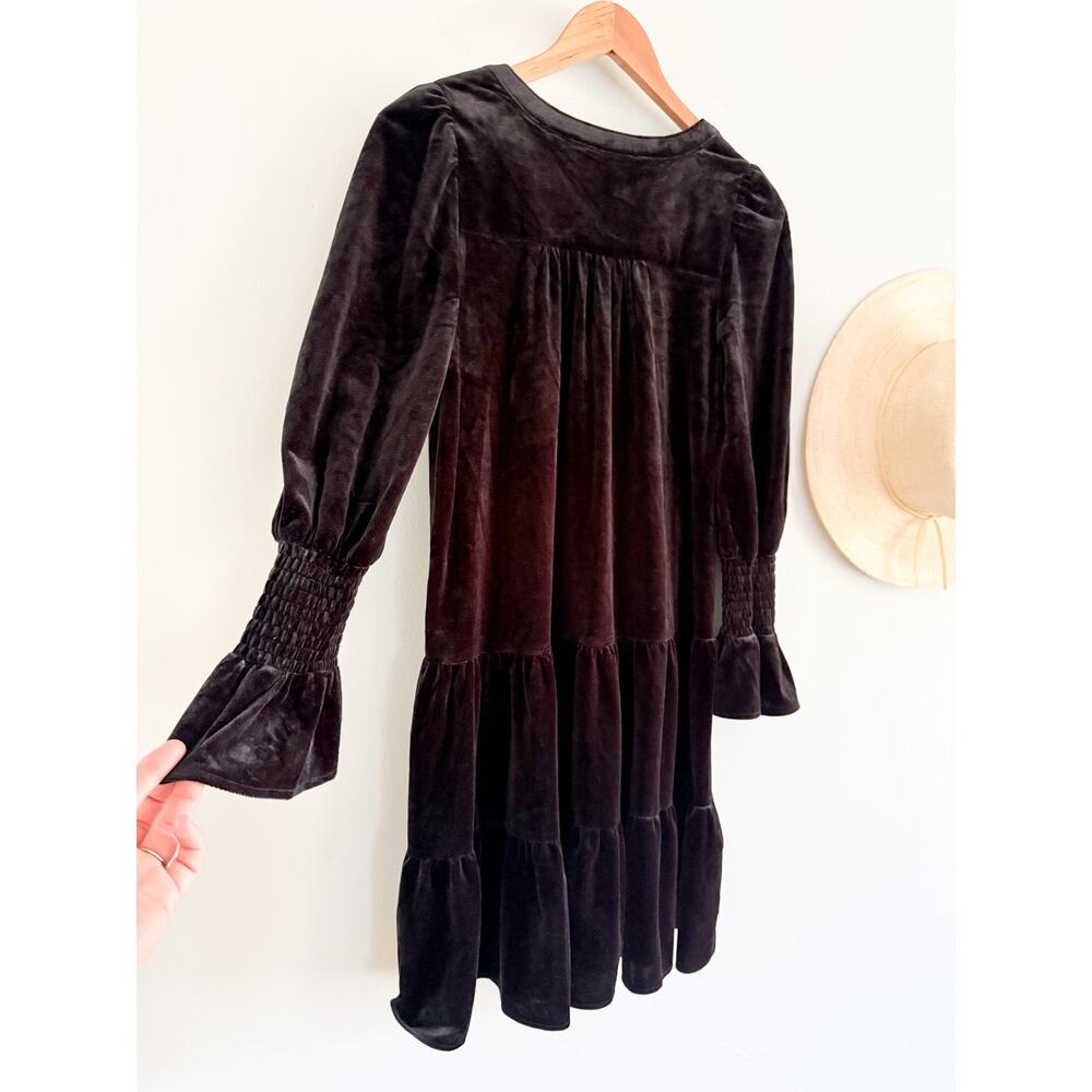 Tuckernuck | Pomander Place | NWT Black Velvet Kenzo Dress Black | Sz XS - Picture 10 of 10